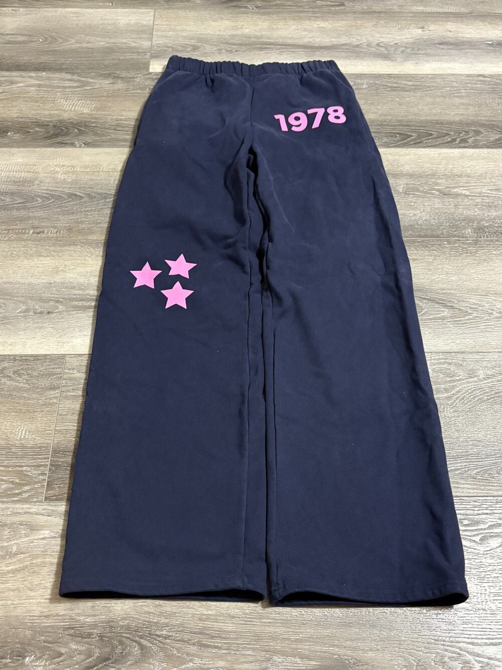 Fresh Prints 1978 Stars Baggy Wide Leg Sweatpants Y2K Skater - Women’s Medium